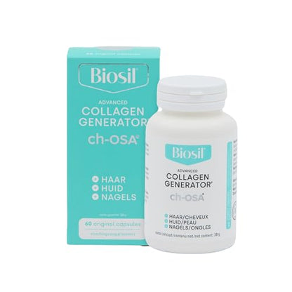 Biosil Collagen Generator - 60 Capsules - with Patented ch-OSA Complex - Generates & Protects Your Own Collagen