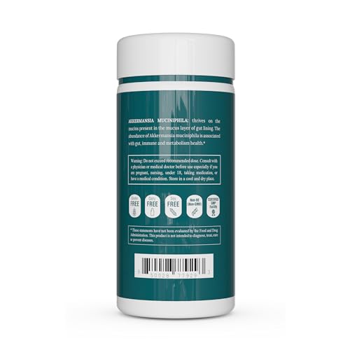 Akkermansia Muciniphila Probiotics for Digestive Health - 5 Billion TFU Akkermansia Probiotic