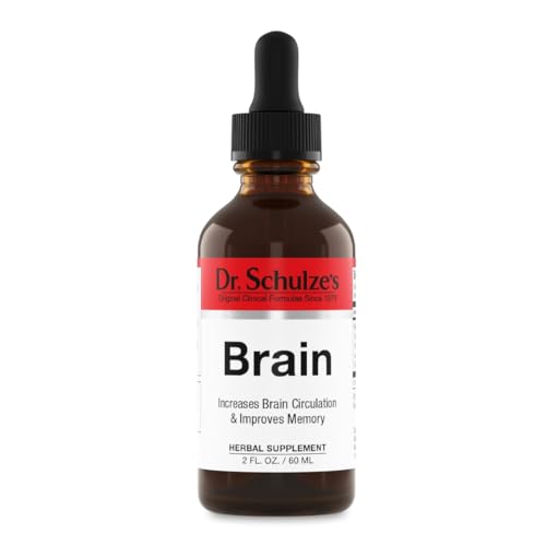 Brain Formula 2 oz. - Vegan and Wild-Harvested | Stimulates Circulation and and Improved