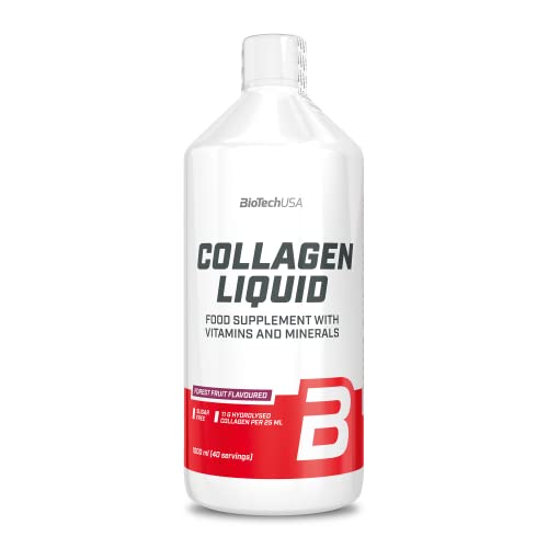 BioTechUSA Collagen Liquid, Flavored Dietary Supplement Drink with Collagen, Vitamins