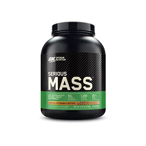 Optimum Nutrition Serious Mass, Weight Gainer Protein Powder, with Added Immune Support