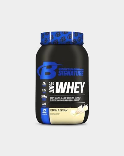 Bodybuilding Signature 100% Whey Protein Powder | 25g of Protein per Serving 