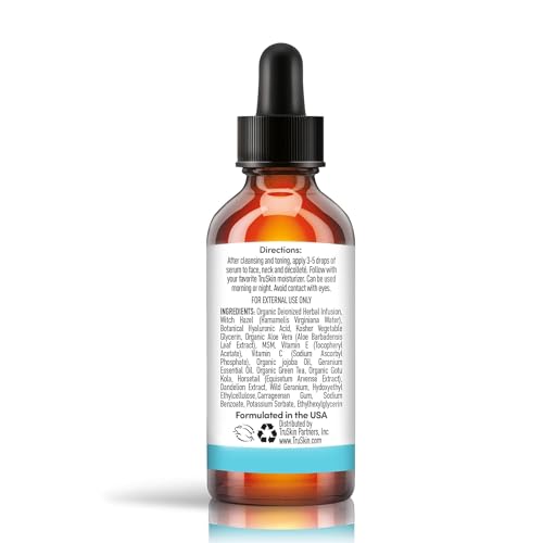 TruSkin Naturals, Hyaluronic Acid Serum for Face + 7 Ultra Hydrating Ingredients