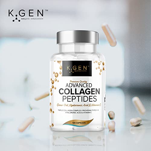 Pure Collagen Supplements Capsules Grass Fed Advanced Multi Collagen Peptides