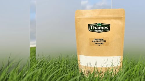 Thames Organic Organic Rice Protein Ground: Premium Plant-Based Protein for Health & Fitness Enthusiasts