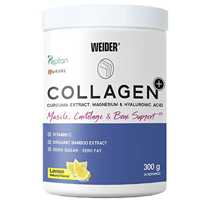 Weider Collagen Plus. Powder Preparation with Collagen peptides (Peptan), hyaluronic Acid