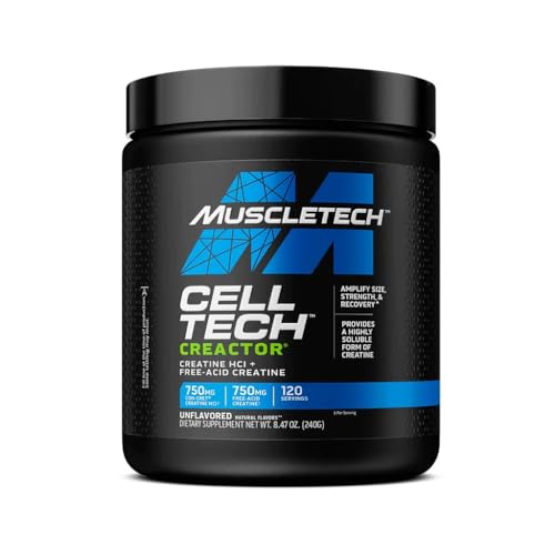 MuscleTech Cell-Tech Creactor Creatine HCl Powder,Post Workout Muscle Builder