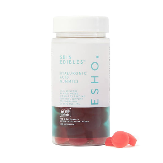 ESHO. Skin Edibles - Hyaluronic Acid-Infused Skin & Lip Care Gummies 