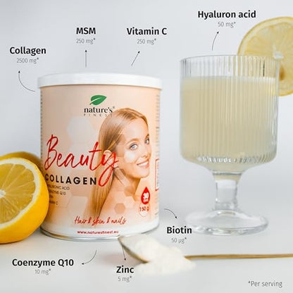 Nature's Finest by Nutrisslim Bovine Collagen Supplements for Women, True Collagen Booster