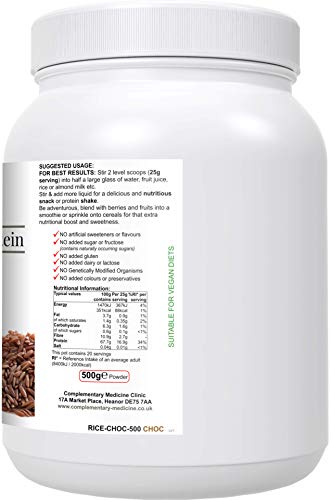 Complementary Supplements | BodyFuel Brown Rice Protein Powder Plus Chicory, Green Tea