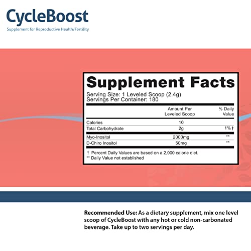 Fairhaven Health Vegan Myo-Inositol and D-Chiro Inositol Powder | 40:1 Ratio | Hormone