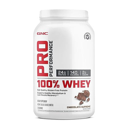 GNC Pro Performance 100% Whey Protein Powder - Chocolate Supreme, 25 Servings