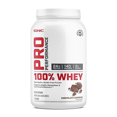 GNC Pro Performance 100% Whey Protein Powder - Chocolate Supreme, 25 Servings