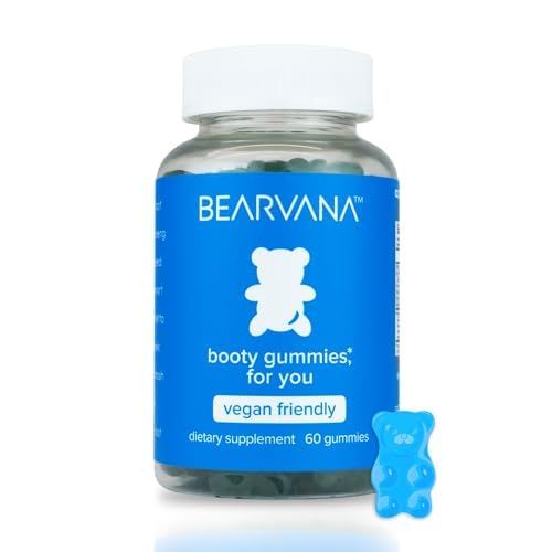 BEARVANA Bum Support Gummies for Women | Workout Enhancement | Berry Flavored