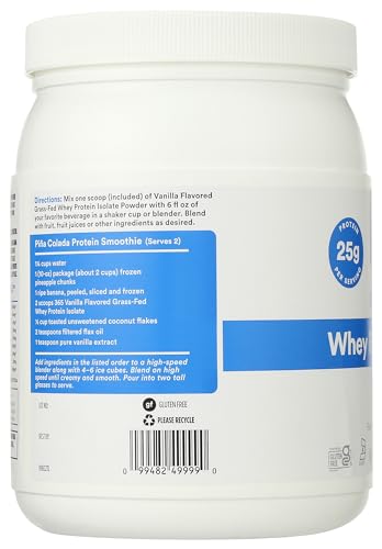 365 by Whole Foods Market, Vanilla Whey Protein Isolate, 15.9 Ounce