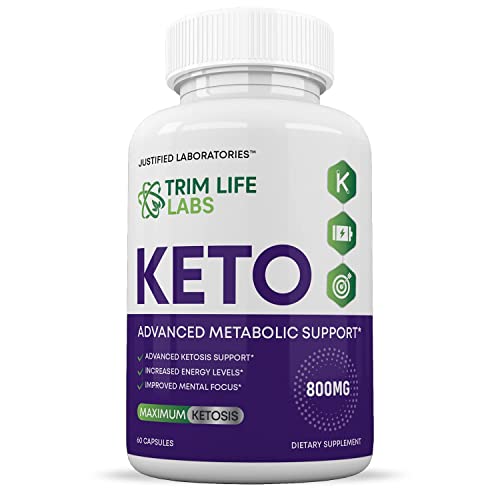 (2 Pack) Trim Life Labs Keto Pills Includes Apple Cider Vinegar Patented goBHB