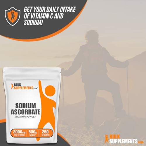 BulkSupplements.com Sodium Ascorbate Powder - Antioxidant Powder - Sodium Ascorbate