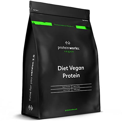 Protein Works - Diet Vegan Protein Powder | Low Calorie Plant Based Protein