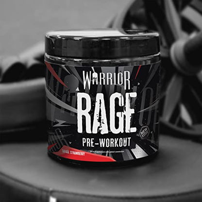 Warrior, Rage - Pre-workout Powder - 392g - Energy Drink Supplement with Vitamin C