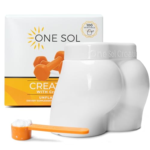 One Sol Creatine for Women Booty Gain, All Natural Women's Creatine Powder 