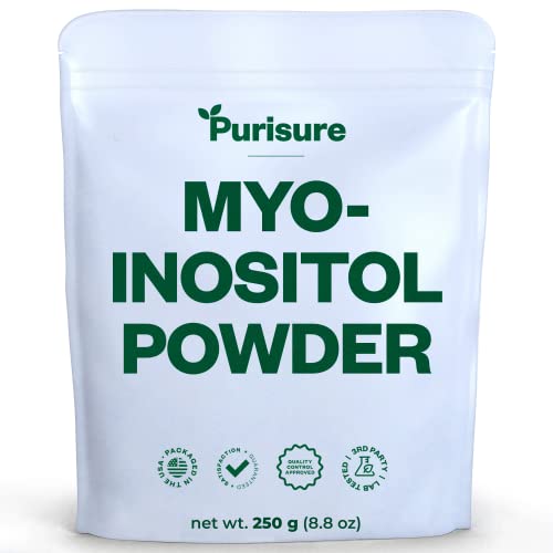 Purisure Myo-Inositol Powder, 250g, Fertility, Hormonal Balance and Ovarian Support