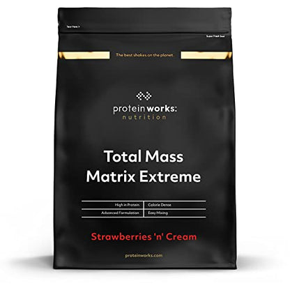 Protein Works - Total Mass Matrix Extreme Mass Gainer | High Calorie Protein Powder 