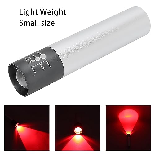 660nm Red Light Therapy Torch for Muscle Pain Relief, Handheld LED Infrared Light Therapy Device