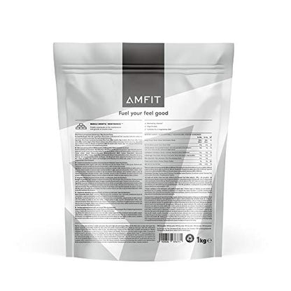 Amazon Brand - Amfit Nutrition Whey Protein Powder, White Chocolate Flavour, 33 Servings, 1 kg