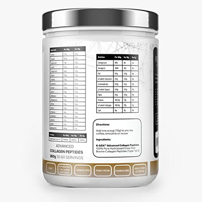 K-GEN Bovine Collagen Powder with Premium Quality Ingredients – Pure Hydrolysed Grass-Fed Bovine Collagen