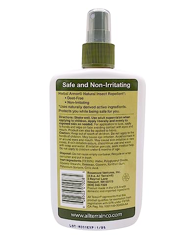 All Terrain Herbal Armor Natural Insect Repellent, DEET-FREE Pump Spray