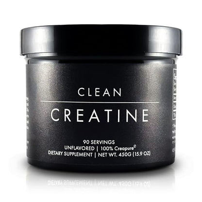 Clean Creatine - 100% Creapure® Creatine Monohydrate Powder for Muscle Growth 