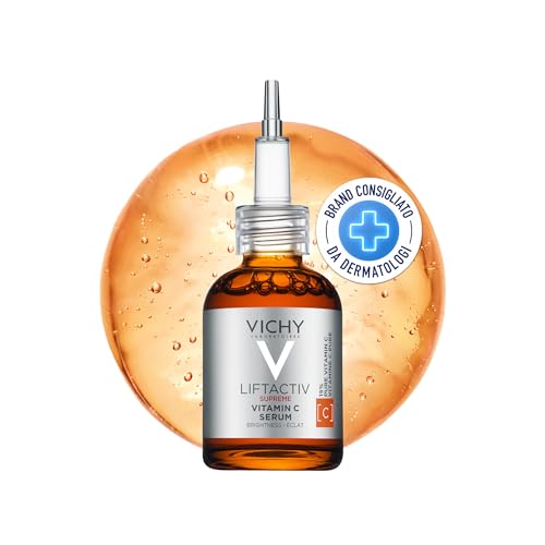 Vichy LiftActiv Vitamin C Serum, Brightening and Anti Aging Serum for Face with 15% Pure