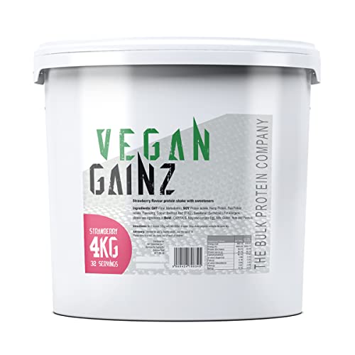 The Bulk Protein Company, Vegan Gainz - Plant Based Protein Powder - Weight Gainer- 32 Servings 