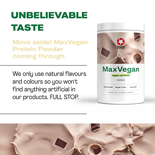 MaxiNutrition - MaxVegan Protein Powder, Chocolate - Plant Based Protein Food Supplement