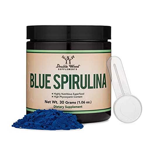 Blue Spirulina Powder - Maximum 35% Phycocyanin Content, Superfood Powder from Blue