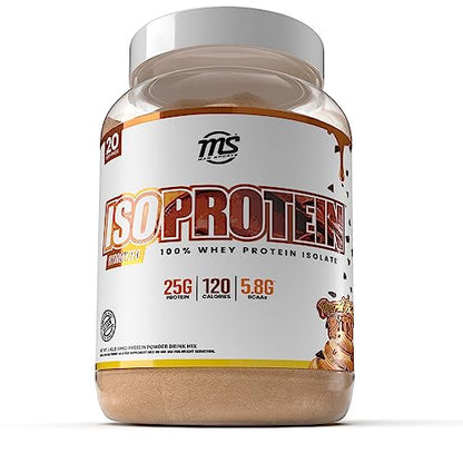 Man Sports ISO-Protein Hydrolyzed 100% Pure Whey Protein Isolate Powder, Peanut Butter