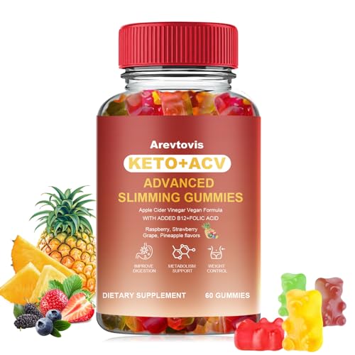 Arevtovis Apple Cider Vinegar Gummies - Boost Energy, Detox & Support Gut Health ACV