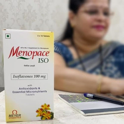 30 Tablets with Isoflavones, Amino acids & Essential Vitamins to Support Menopause Symptoms