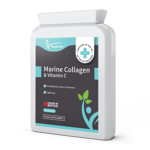 Marine Collagen Capsules - 1200mg Daily Serving