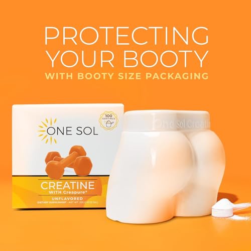 One Sol Creatine for Women Booty Gain, All Natural Women's Creatine Powder