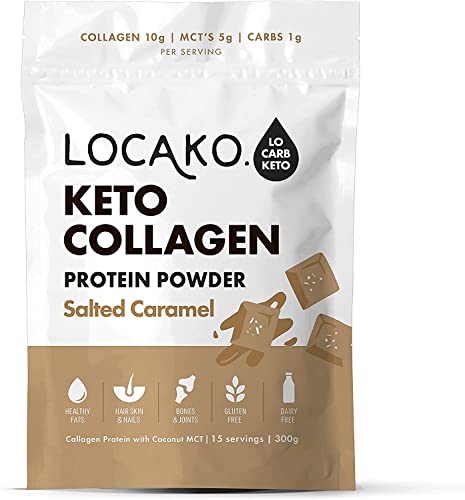 Locako Keto Collagen Protein Powder 300g Salted Caramel Success