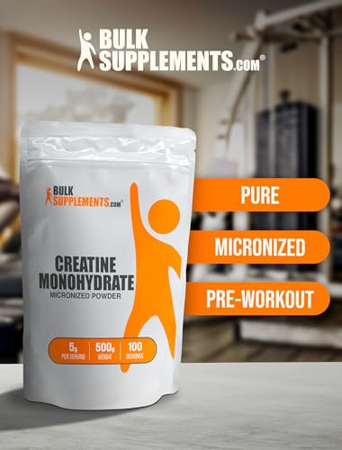 BULKSUPPLEMENTS.COM Creatine Monohydrate Powder - Creatine Supplement