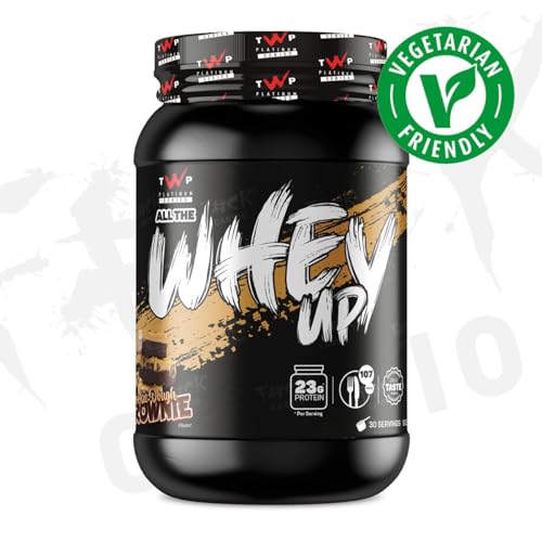 TWP Nutrition Platinum Series All The Whey Up Protein Powder Shake, 23g Whey Protein, Low Fat