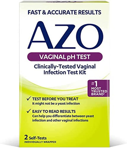 AZO Vaginal pH Test Kit, Clinically-Tested Vaginal Infection Test Kit, Fast & Accurate Results