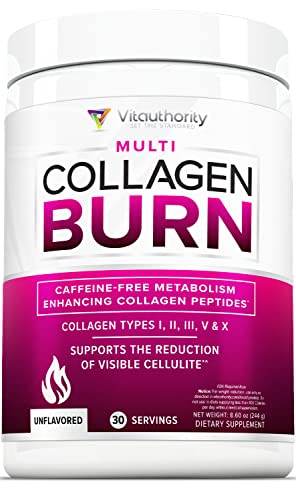 Hydrolyzed Collagen Powder for Weight Loss - Collagen Burn Ultimate Beauty Complex 