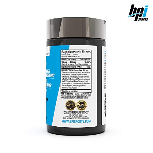 BPI Sports -Roxylean Extreme Fat Burner & Weight Loss Supplement, 60Count