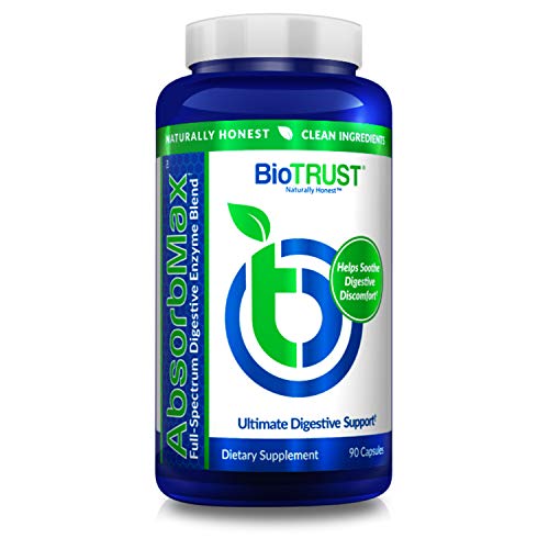 BioTrust AbsorbMax Broad Spectrum Digestive Enzyme Blend, Gluten Free