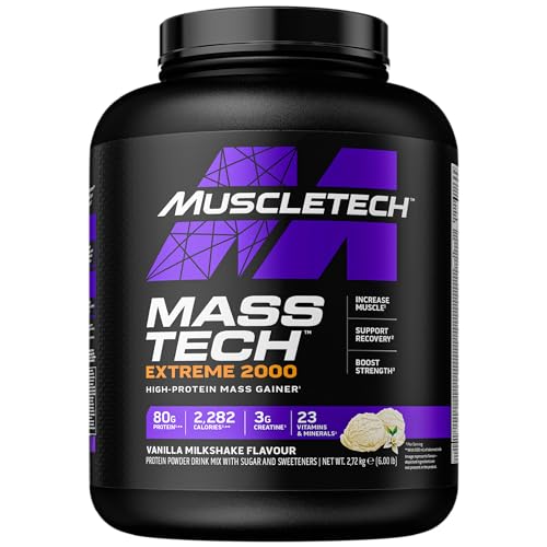 MuscleTech MassTech Extreme Protein Powder, Weight & Muscle Mass Gainer