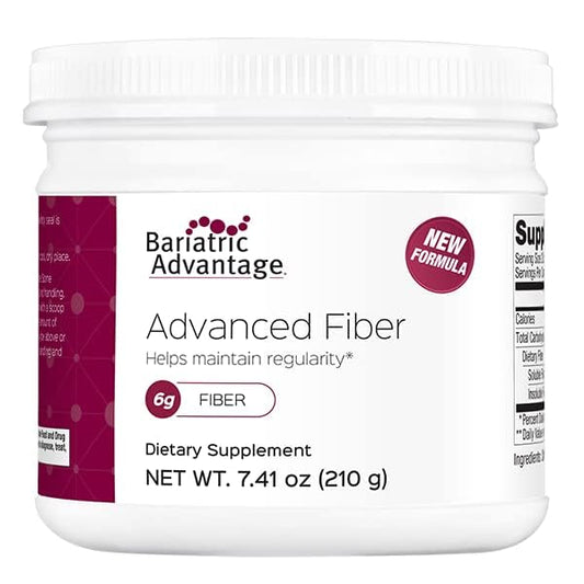 Bariatric Advantage Advanced Fiber, Powdered Formula Supports a Healthy Intestinal