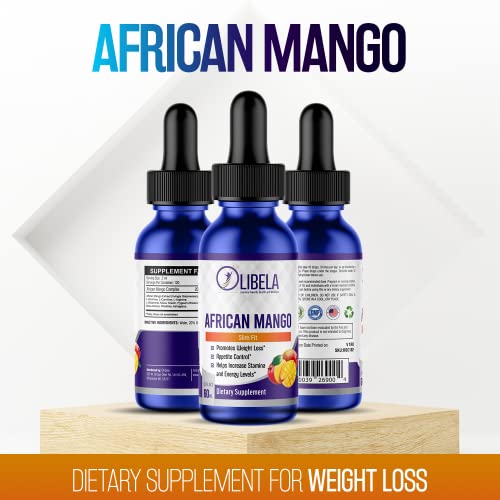 OLIBELA African Mango - Weight Loss Drops & Appetite Suppressant, Combat Cravings